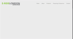 Desktop Screenshot of e-ridelondon.ca